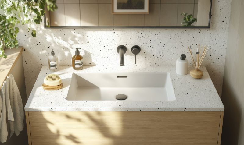 Modern sinks come with water-saving designs and faucet options that help reduce water waste