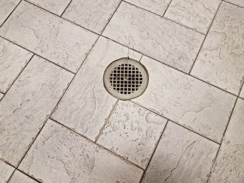 A well-installed floor drain adds functionality and appeal